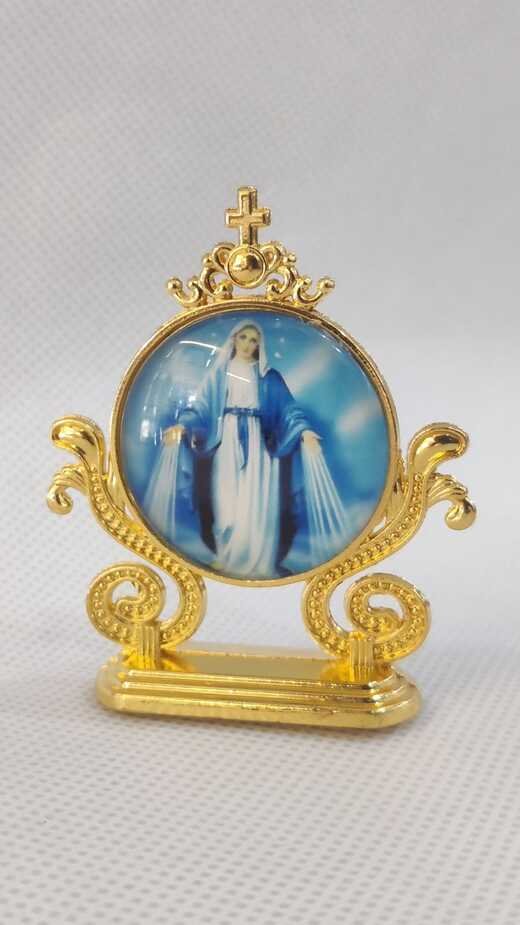 Golden Plated Mother Car Dashboard Statue - 2.5 - Image 2