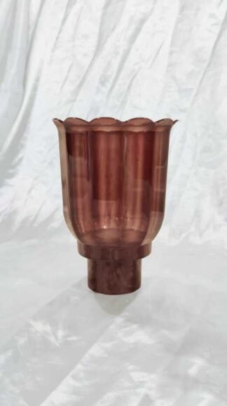 Colored Fiber Globe 6 Inch Brown