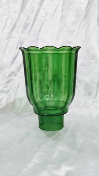 6 Inch Green Colored Fiber Globe