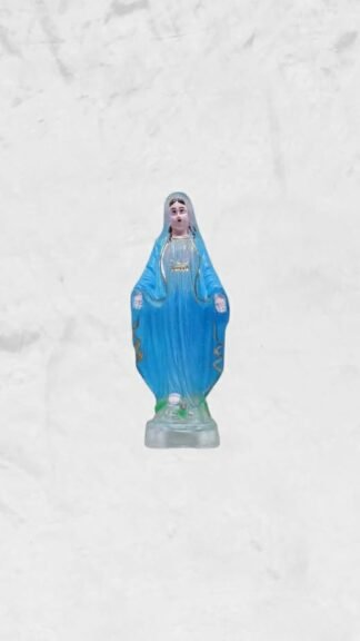 Mother Mary Plastic Figurine - 2.5 Inch
