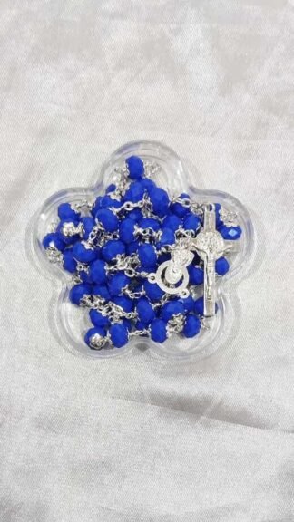 8 MM Opaque SP With Cup Chain Rosary