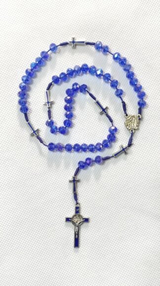 8 MM Tier Crystal Rosary