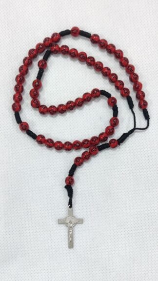 8 MM Cross Beads Rosary