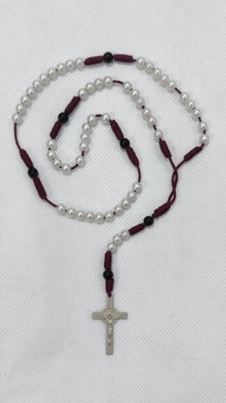 6 MM Pearl Beads Thread Rosary