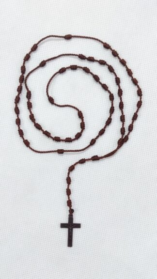 6 MM Brown Full Thread Rosary