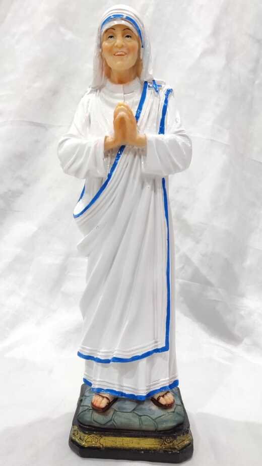 11 Inch Mother Theresa Poly marble Statue