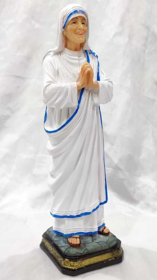 11 Inch Mother Theresa Poly marble Statue - Image 5