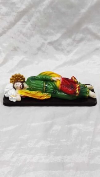 Sleeping Saint Joseph Poly Marble Statue - 8 Inch
