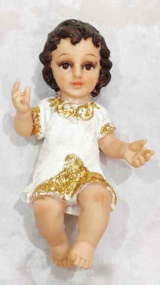 8 Inch Italian Poly Marble Baby Jesus Figure
