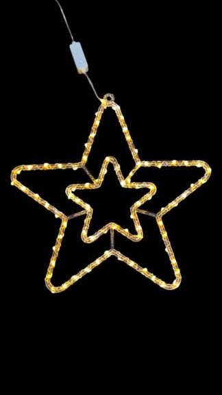 Premium 5-Point Acrylic LED Christmas