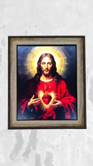 24*20 Inch Sacred Heart LED Photo Frame