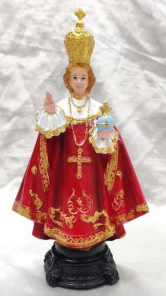 8 Inch Poly Marble Infant Jesus Statue