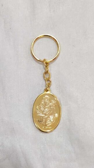 4 Inch Golden plated Keychain