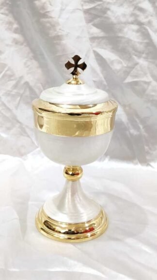 8 Inch Gold Plated Ciborium