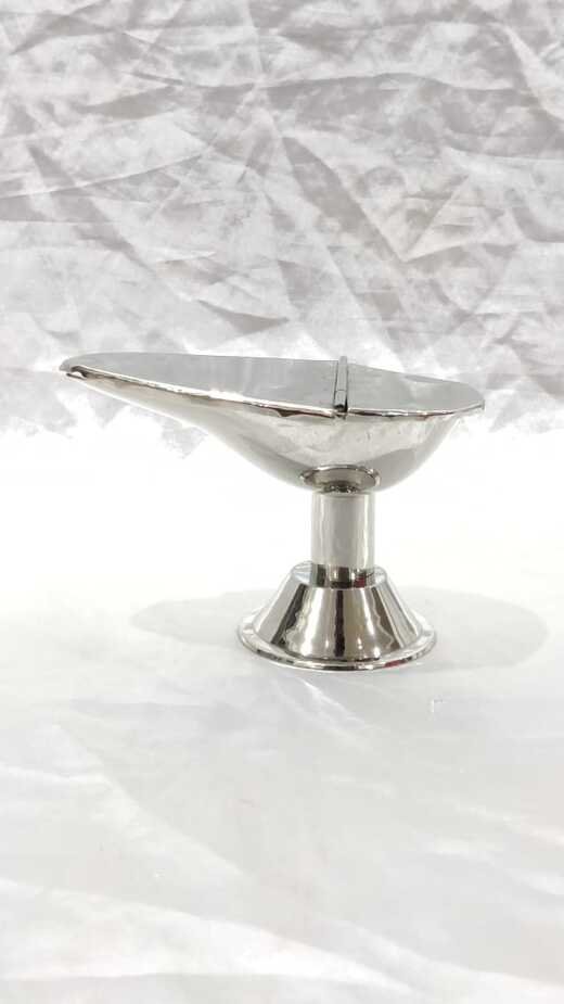 3*5 Inch Silver Plated Incense Pot
