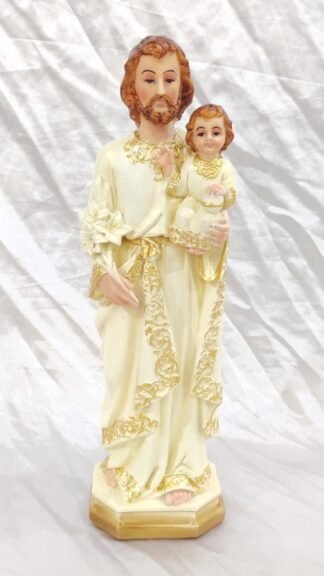 Poly Marble Saint Joseph Figure - 13 Inch