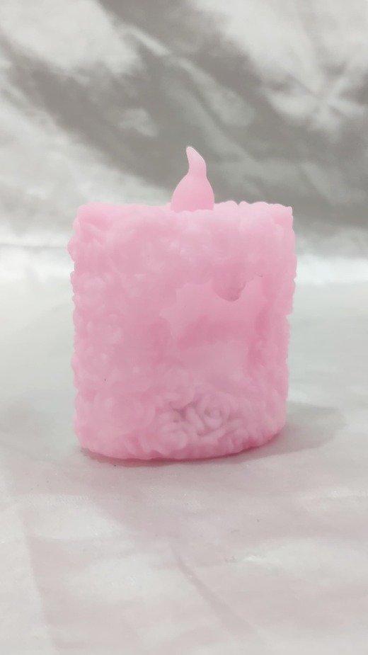 Pink LED candle - 3 Inch - Image 3