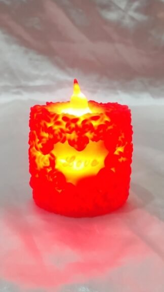 Red LED candle - 3 Inch
