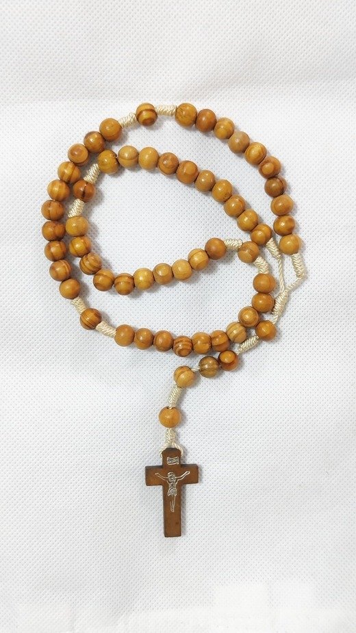 10 MM Olive Beads Thread Rosary