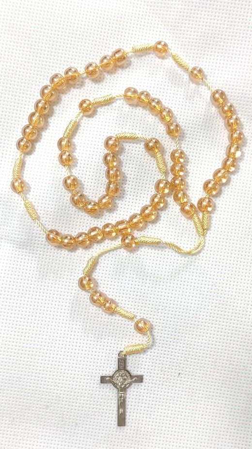 6 MM Stone Beads Thread Rosary
