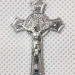 2.5 Inch Silver Plated Cross Pendants