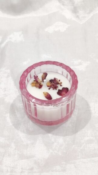 Pink Scented Wax Candle - 1.5 Inch