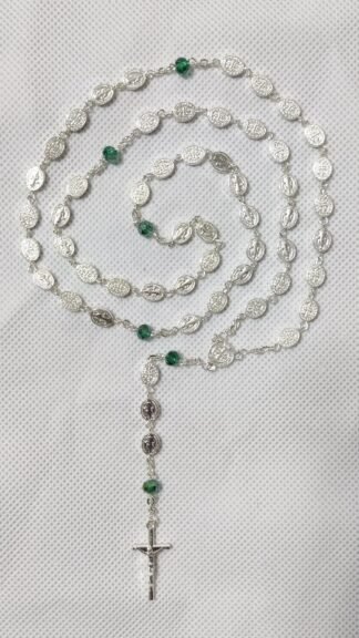 Metal Saint Benedict Medal Rosary